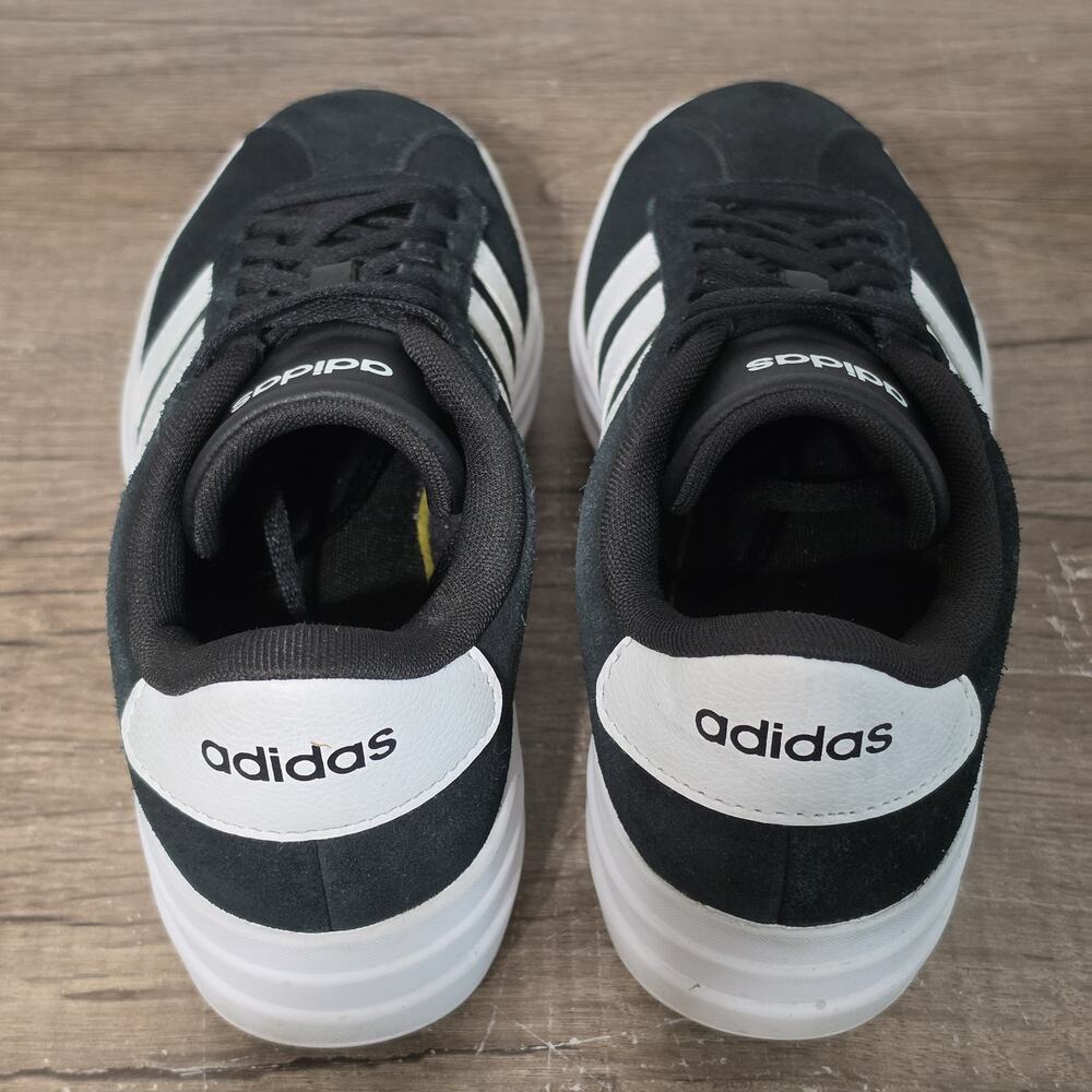 Adidas VL Court Bold Women's Casual Platform Shoes Sneakers Size 7 Black - Picture 8 of 9